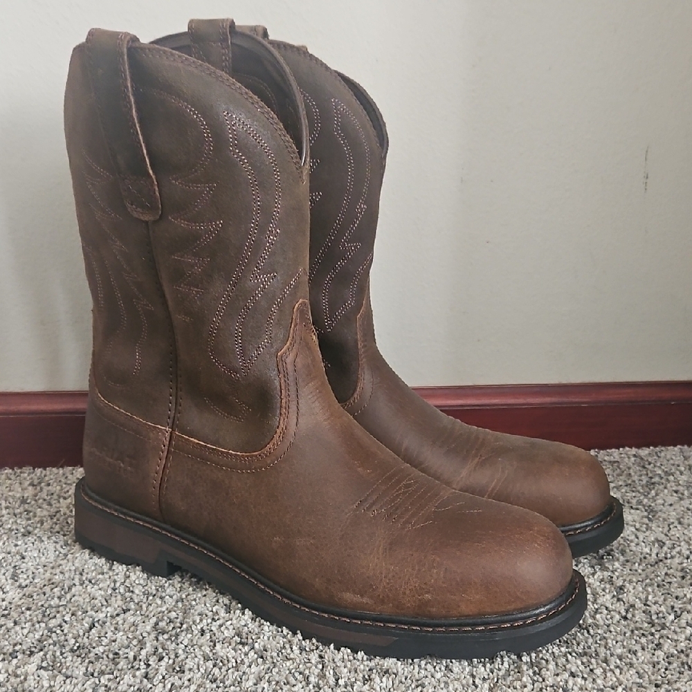 Men's Brown Leather Boots
